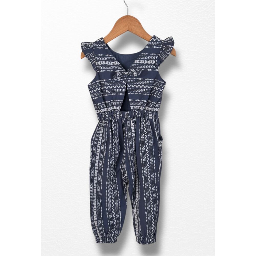 NWT Tommy Bahama Jacquard Jumpsuit, Size 2T - Picture 3 of 10